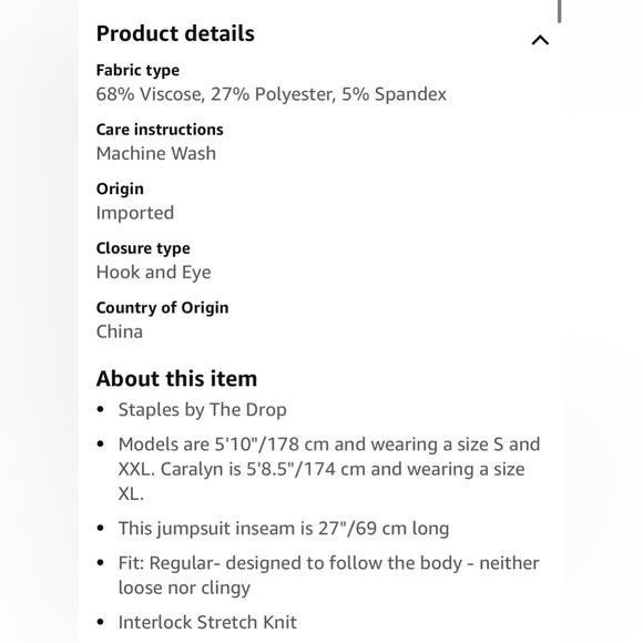 The Drop Women’s Black Sleeveless Jumpsuit Caralynmirand with Belt Loops NWT - Picture 15 of 16